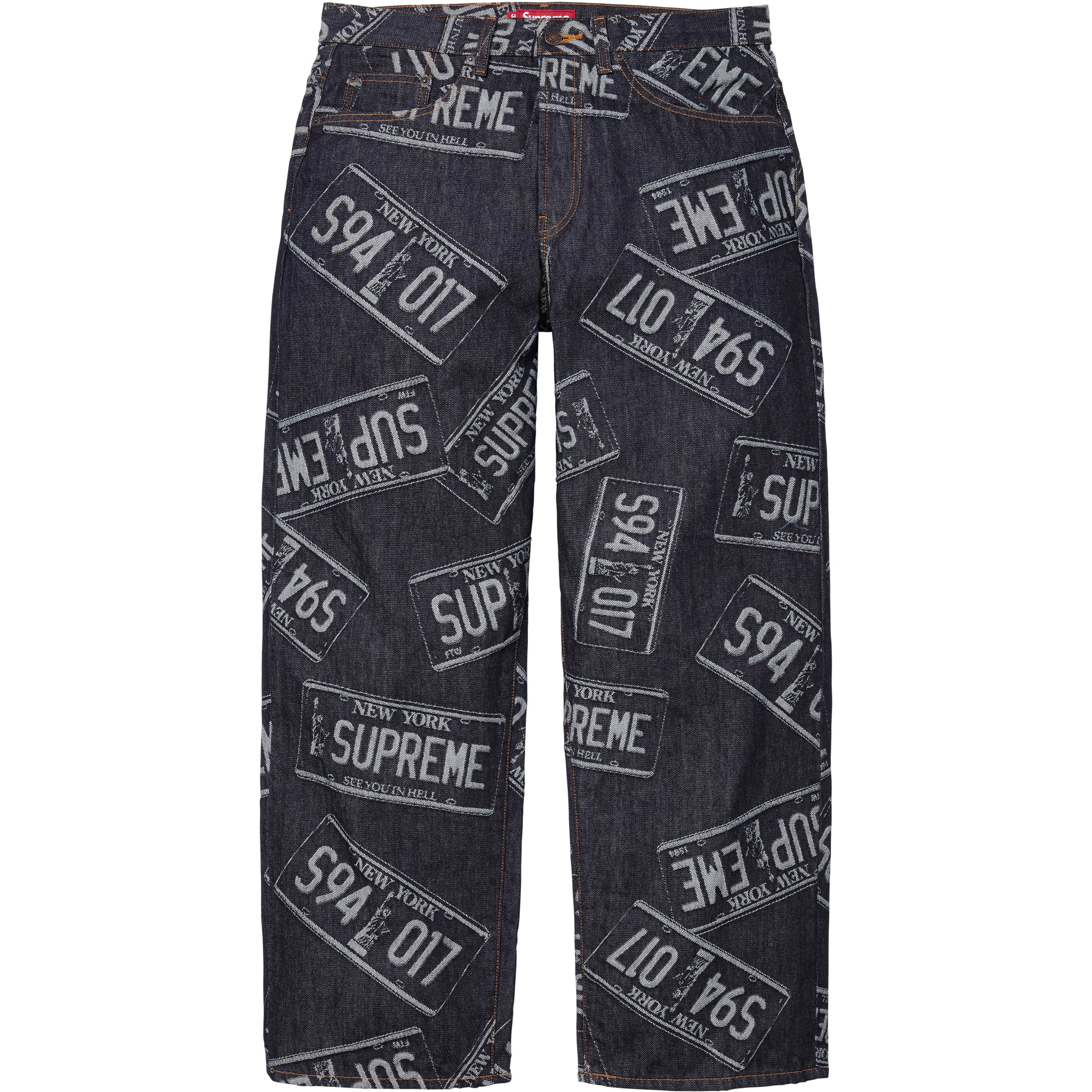 License Plate Baggy Jean view 3